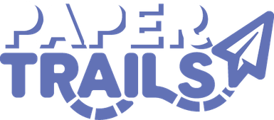 Paper Trails logo text