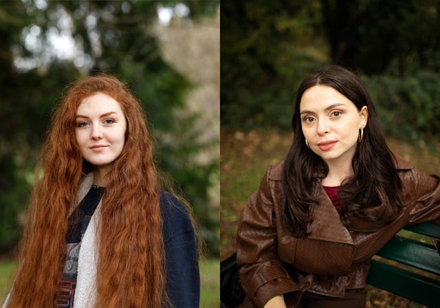 Author photos of Len Pennie and Sophia Smith