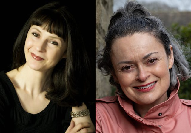 Author photos of Essie Fox & Jess Kidd