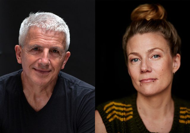 Author photos Patrick Gale and Lisa Ridzén