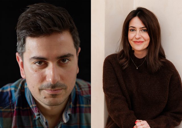 Author photos of Tariq Ashkanani & Kirsty Lockwood
