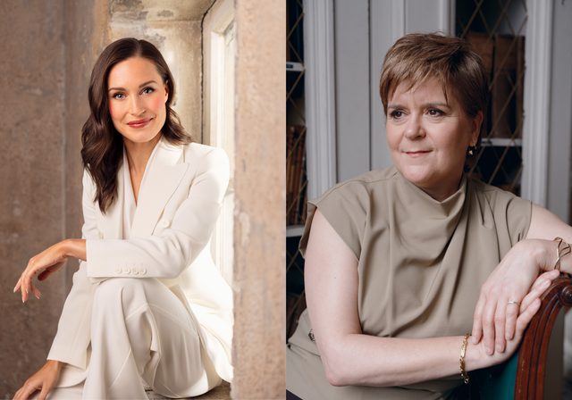 Author photos of Sanna Marin & Nicola Sturgeon