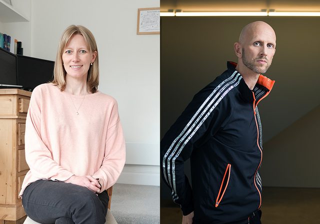 Author photos of Daisy Fancourt & Wayne McGregor