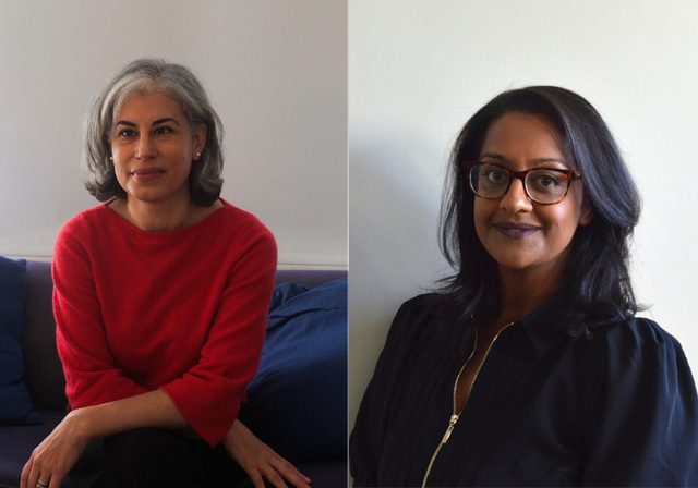 Author photos of Natasha Walter & Talat Yaqoob