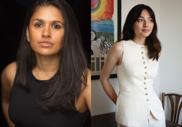 Author photos of Tara Menon & Cecile Pin