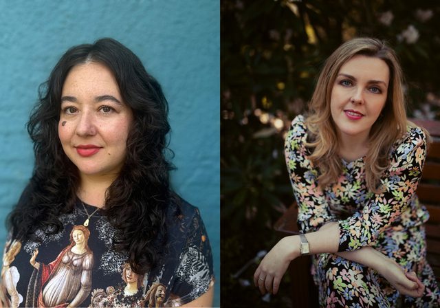 Author photos of Niamh Hargan & Kiran Millwood Hargrave