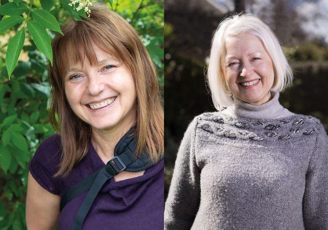 Author photos of Brigid Collins & Christine de Luca