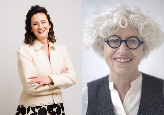 Author photos of Emily Kasriel & Gabrielle Rifkind