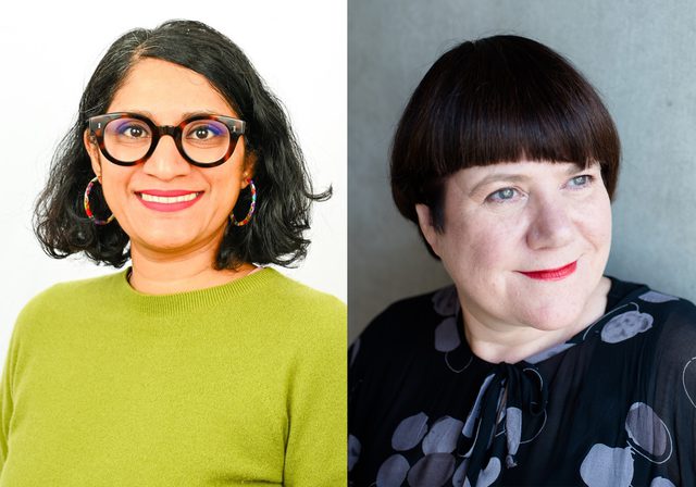 Author photos of Louise Welsh & Chitra Ramaswamy