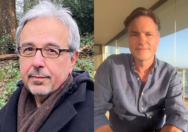 Author photos of Frank Tallis & Peter Meades