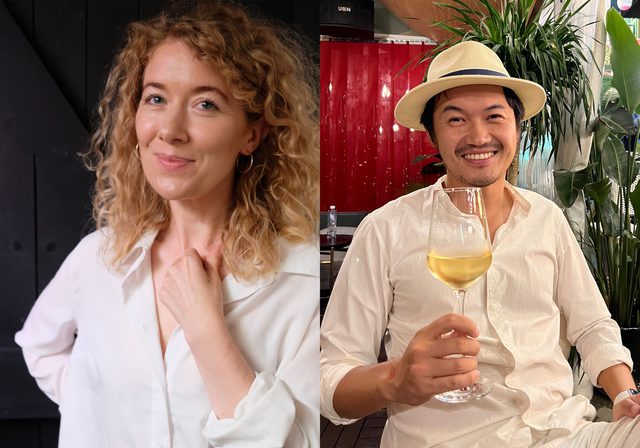 Author photos of Holly Pester & Anthony Tao