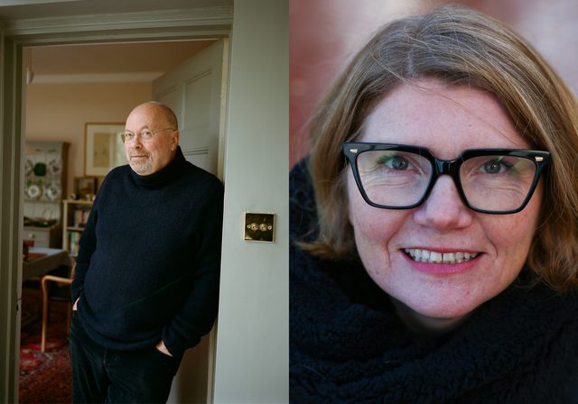 Author photos of Ian Patterson & Cathy Rentzenbrink