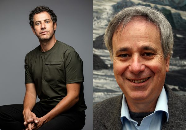 Author photos of Tareq Baconi & Ilan Pappe