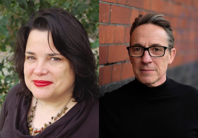 Author photos of Elizabeth McCracken & John Yorke