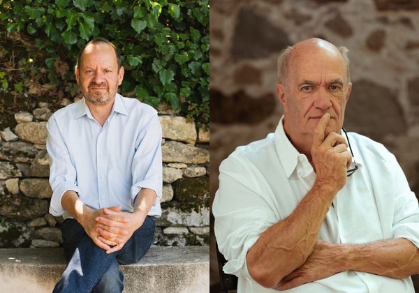 Author photos of Philippe Sands & Colm Tóibín