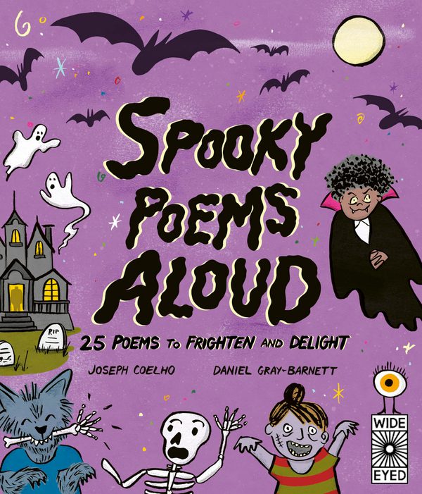 Book cover for Spooky Poems Aloud by Joseph Coelho
